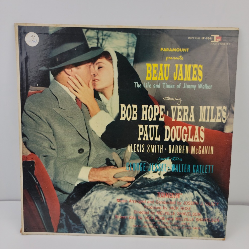 Beau James Soundtrack Vinyl LP Bob Hope Vera Miles Imperial LP-9041 Hi-Fi